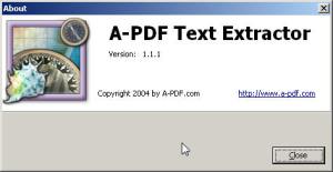 a-pdf text extractor